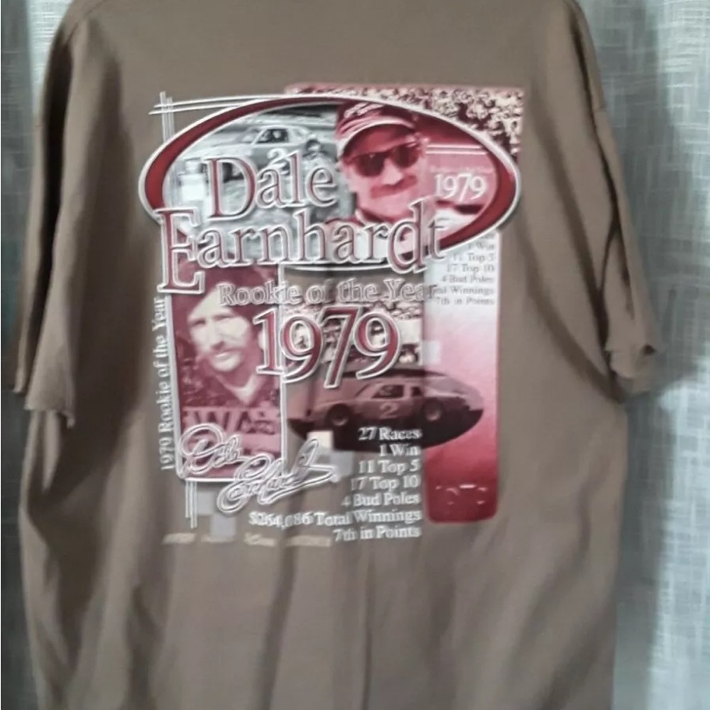 Dale Earnhardt Brown Graphic T-Shirt